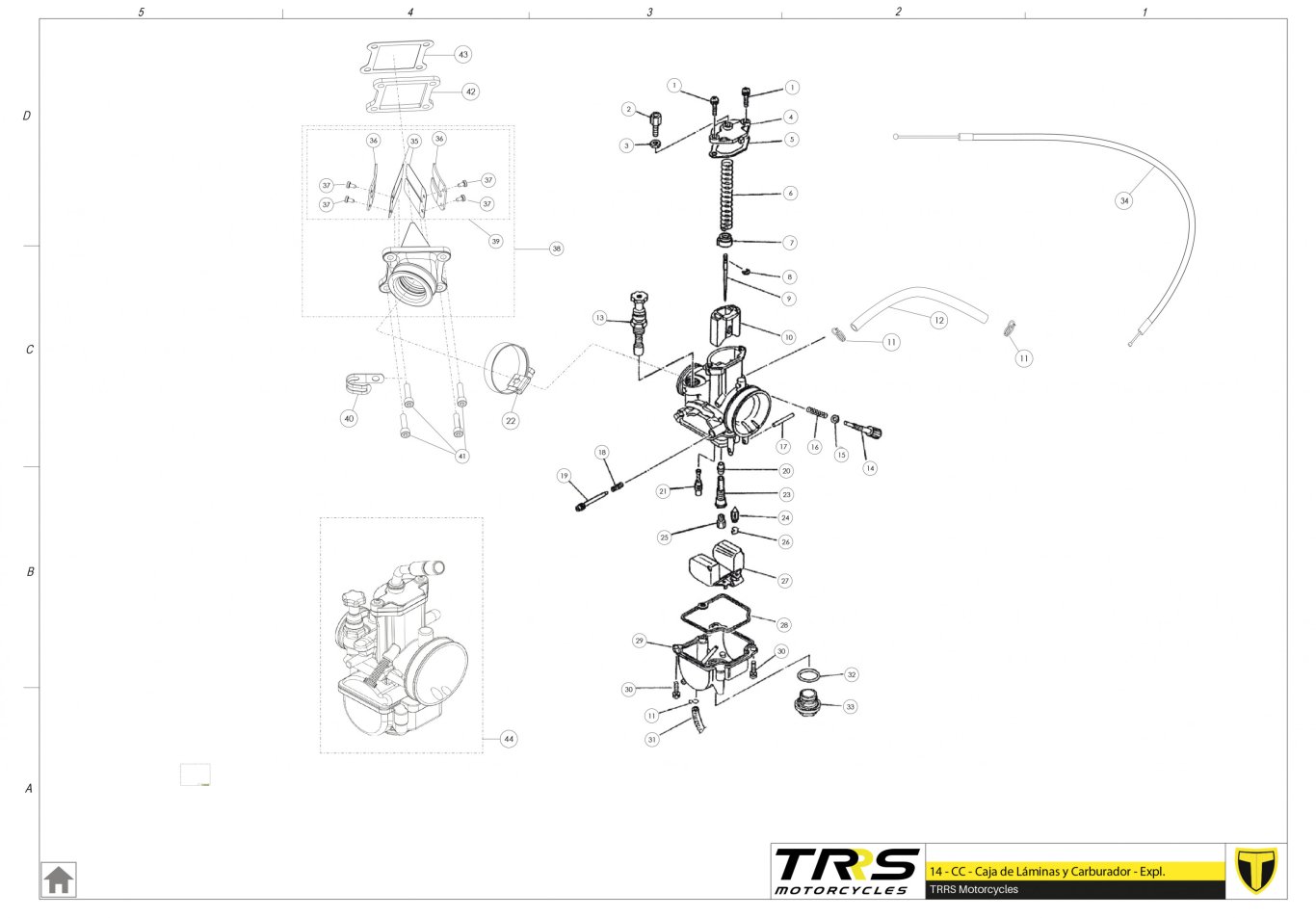 14TR - CARBURETTOR