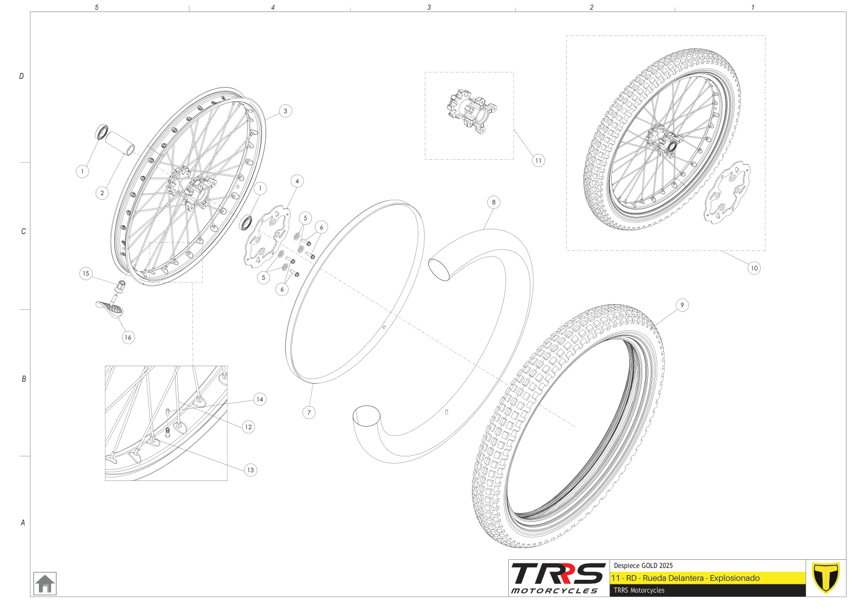 11TR - FRONT WHEEL