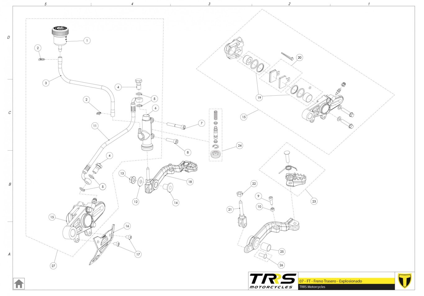 07TR - REAR BRAKE