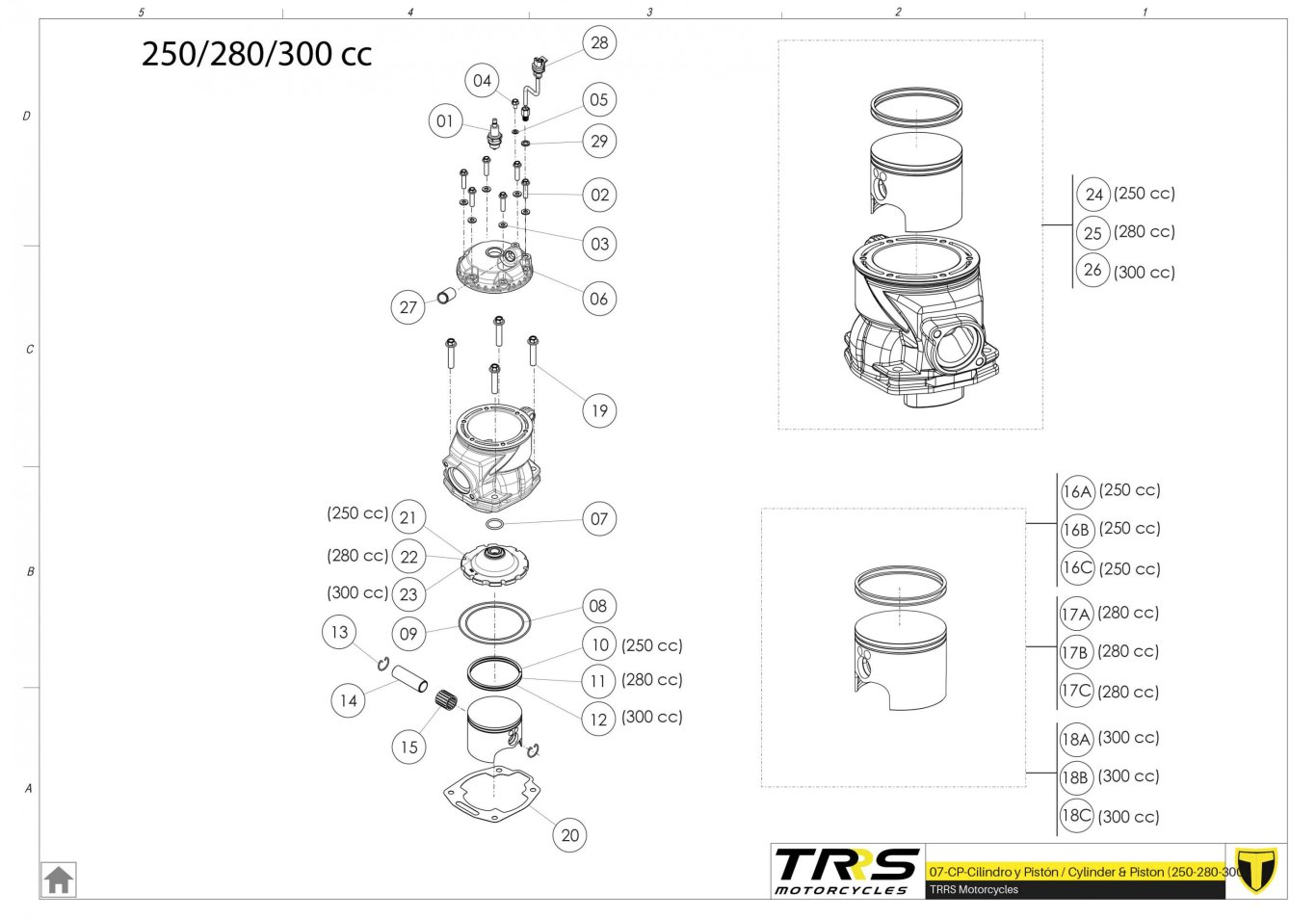 07MT - CYLINDER AND PISTON