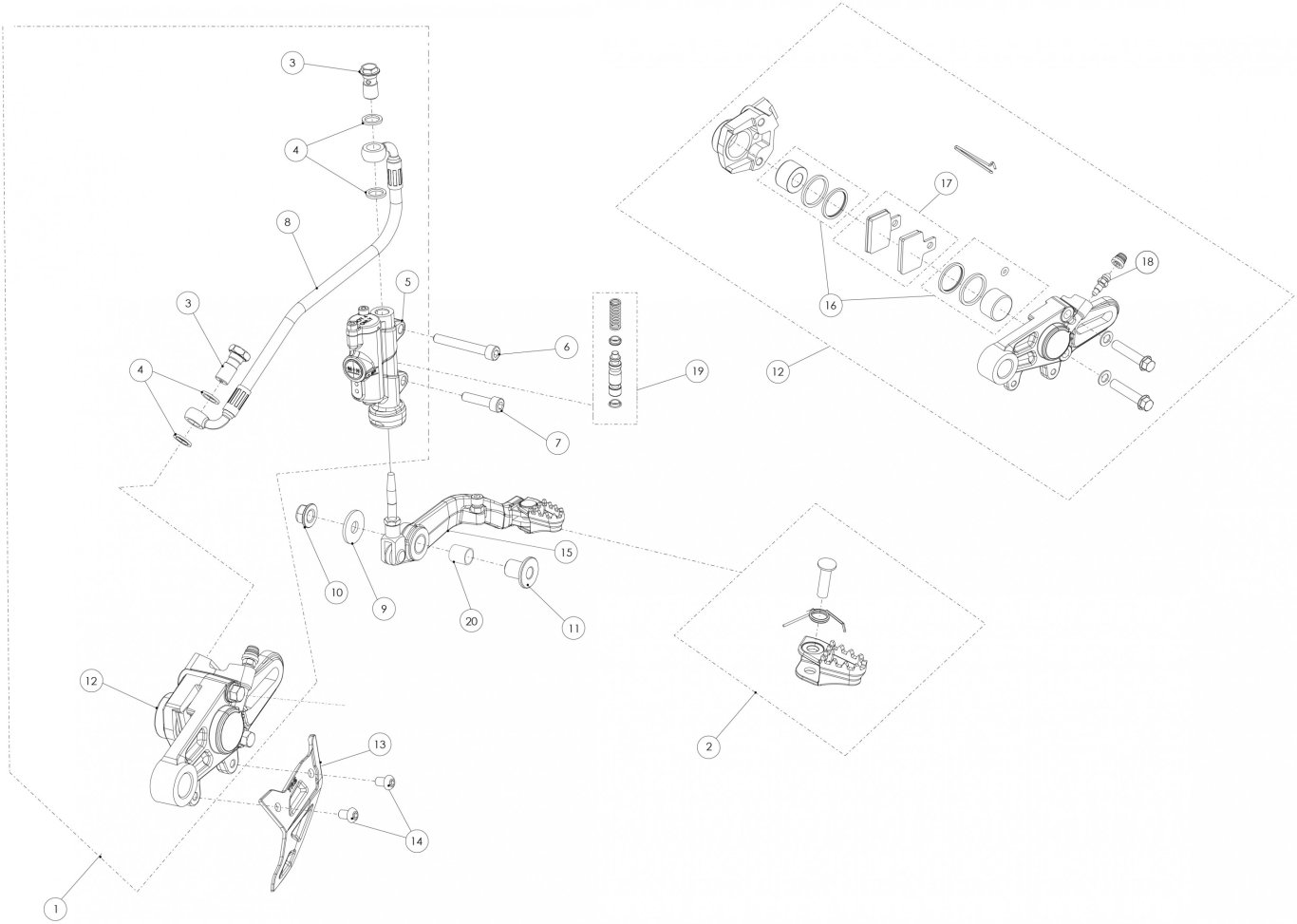 07TR - REAR BRAKE