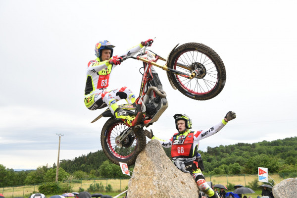 Podiums for Adam Raga & Luca Petrella at the start of the World Trial Championship 2017